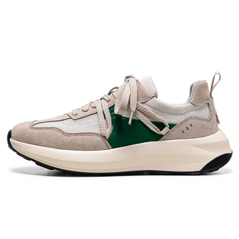 Men's shoes new niche all match men's breathable casual running sneakers retro fashion shoes platform shoes
