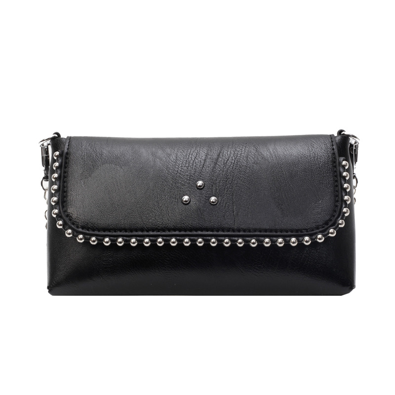 PU Soild Envelope Shoulder Hasp Chains Rivet Party Crossbody Bags for Women 2024 Brand Fashion New Style Bolsos De h6.25#25.87 swissmilitary