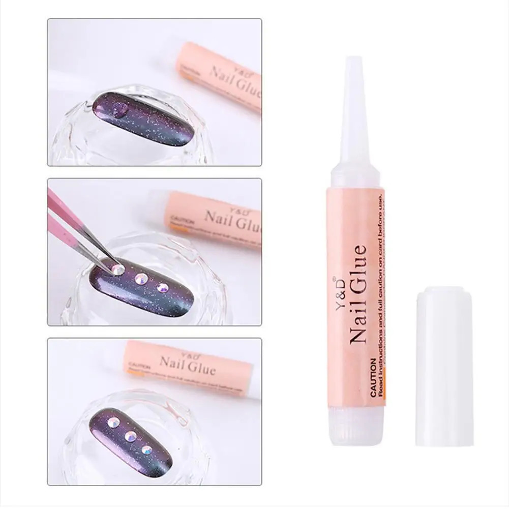 False Nails Glue Fake Nail Extension Strong Glue For Acrylic Nails Tips Nail Art Accessories Manicure Tools Natural N F5p1 K5A1 240625