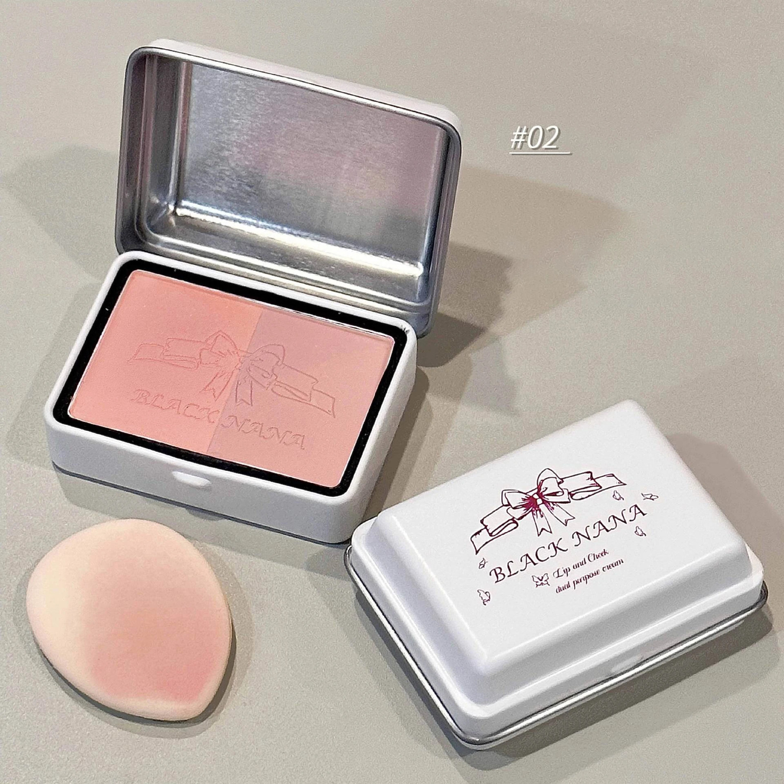 Iron Box Blusher Mineral Powder Long-lasting Natural Cheek Contour Tint Pink Color Blocking Blush Cosmetics Blush Palette 240624