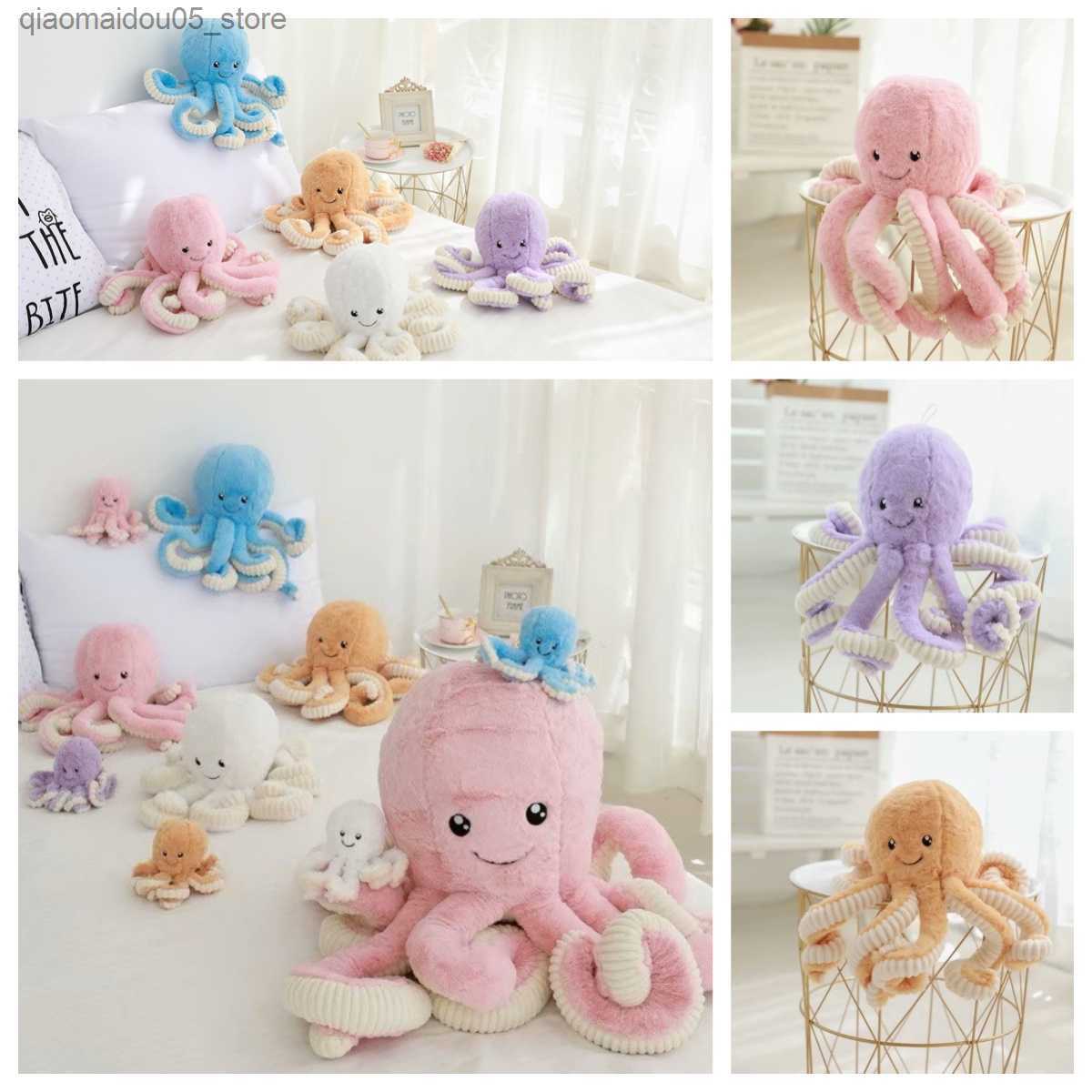 Plush Dolls Soft Toy Girl Huggy Wuggy Plushies 80cm stuffed Animals Plushie Stuff Pillow Christmas Gift Octopus Doll For Kid Q240625