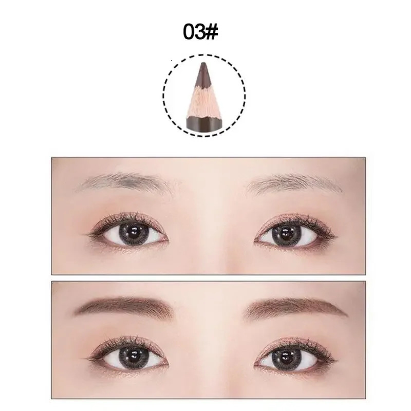 4 Color Available Eyebrow Pencil Shadows Cosmetics For Makeup Tint Waterproof Microblading Pen Black Brown Eye Brow Beauty TSLM2 240625