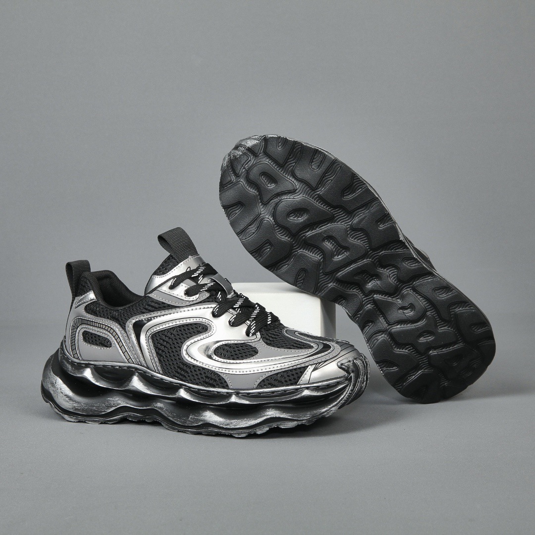 2024 Spring New Men's Shoes New Running Shoes Breathable Shoes Men Shock Absorption Rebound Sneakers