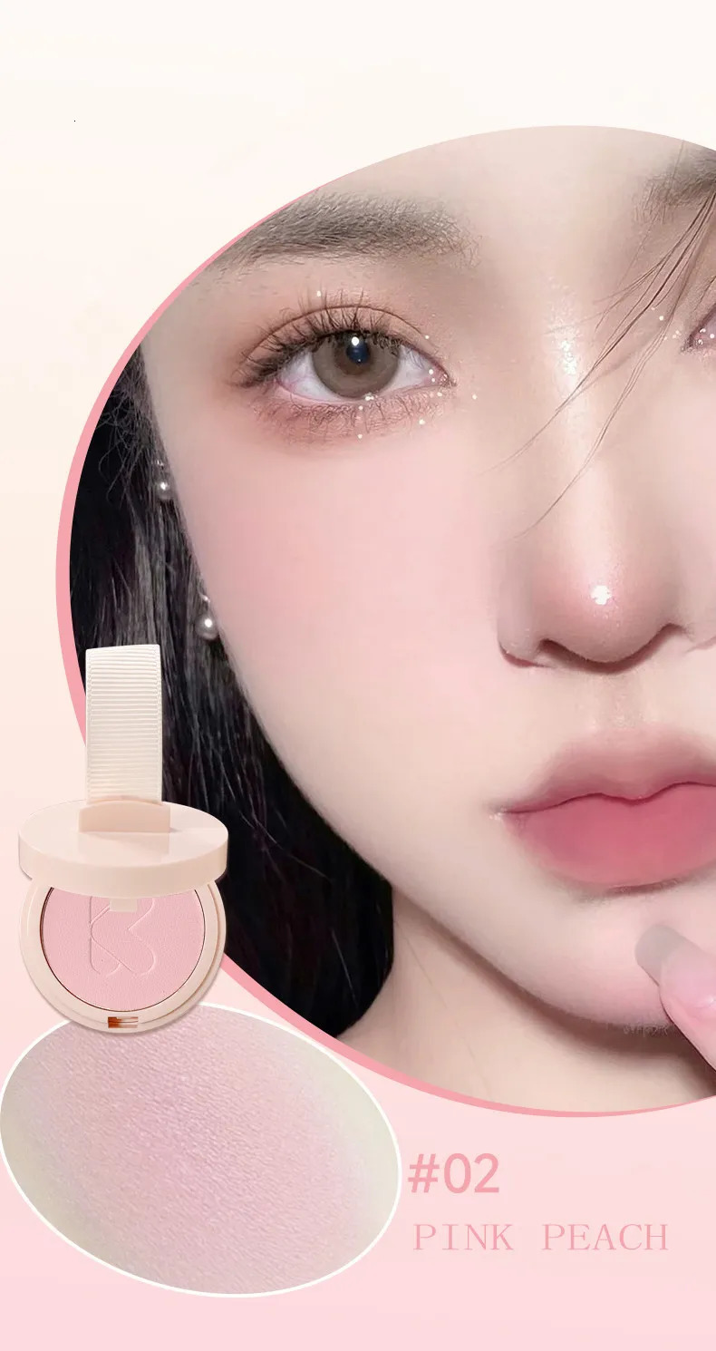 Bang Feeling Velvet Mist Blush Matte Natural Cosmetic Powder All Kinds of Easy to Dye Sweet Girl Blush 240624