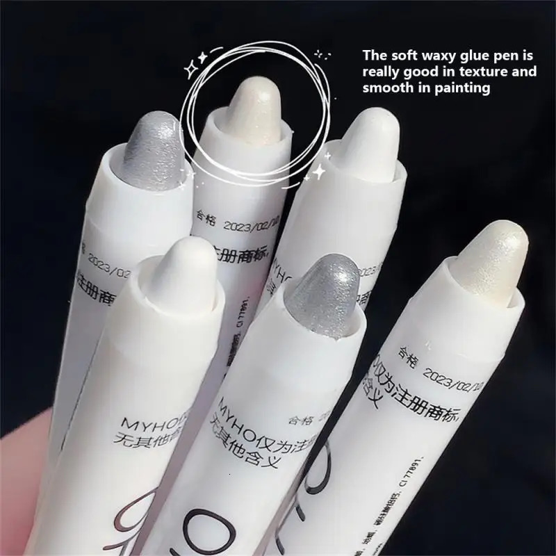 Matte Glitter Lying Silkworm Highlighter Pen Eyeshadow Long-lasting Waterproof Brighten Pearlescent Eyeshadow Eye Women Makeup 240624