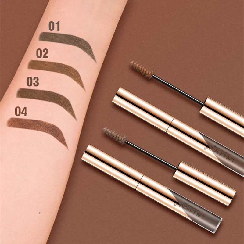 Professional Natural Pigments Tattoo Eyebrow Mascara Cream Lasting Eye Brow Tint Gel Liquid Paint Brown Black Color Makeup Tool 240625