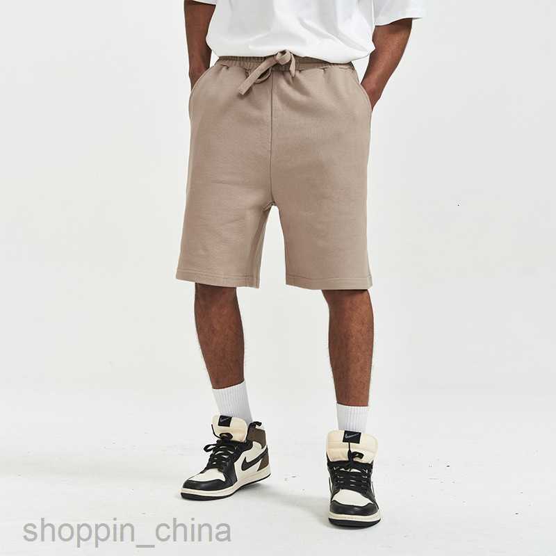 Men's Shorts Cotton shorts men summer casual loose short guard pants solid mens drawstring sports pants