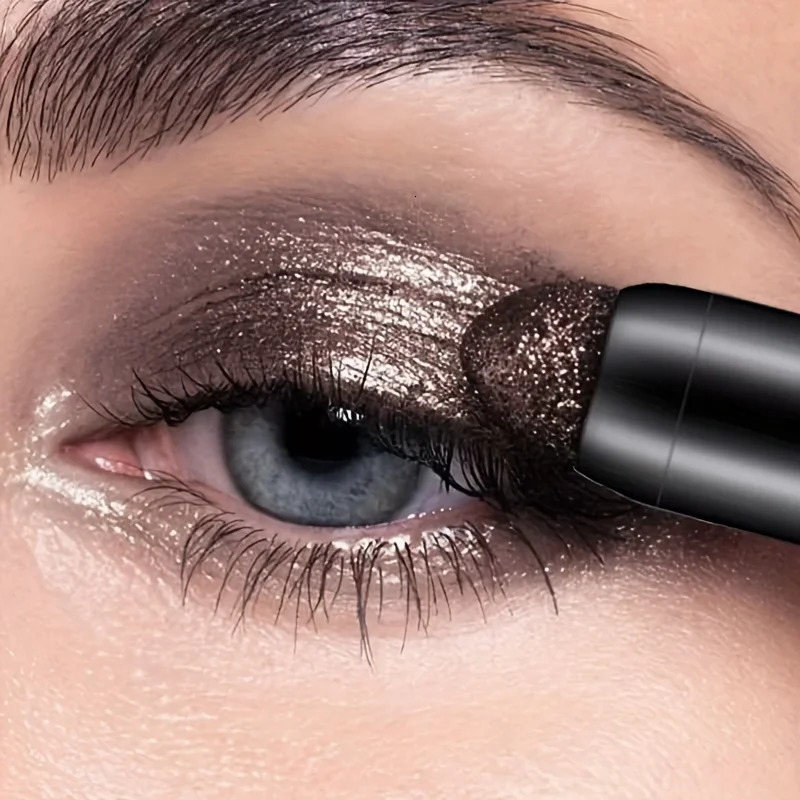 2 in 1 Pearly Eyeshadow Stick Pencil Waterproof Glitter Matte Eyeshadow Makeup High Pigmented Eyelid Under Crease Eyeshadow Pen 240624