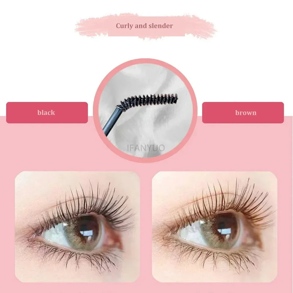 Volume Mascara Ultra-fine Long Waterproof Stereotypes Not Smudge Long-lasting Eyelash Extension Color Mascara for Women Makeup 240625