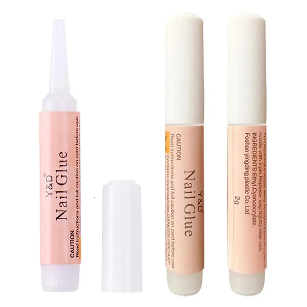 False Nails Glue Fake Nail Extension Strong Glue For Acrylic Nails Tips Nail Art Accessories Manicure Tools Natural N F5p1 K5A1 240625