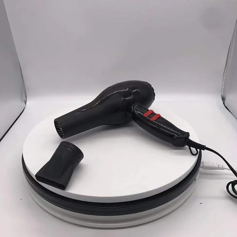1PC Professional High Power Hair Dryer DC Motor Negative Ion Blow Dryer with 5 Speed Concentrator Attachment for Home Black 240624