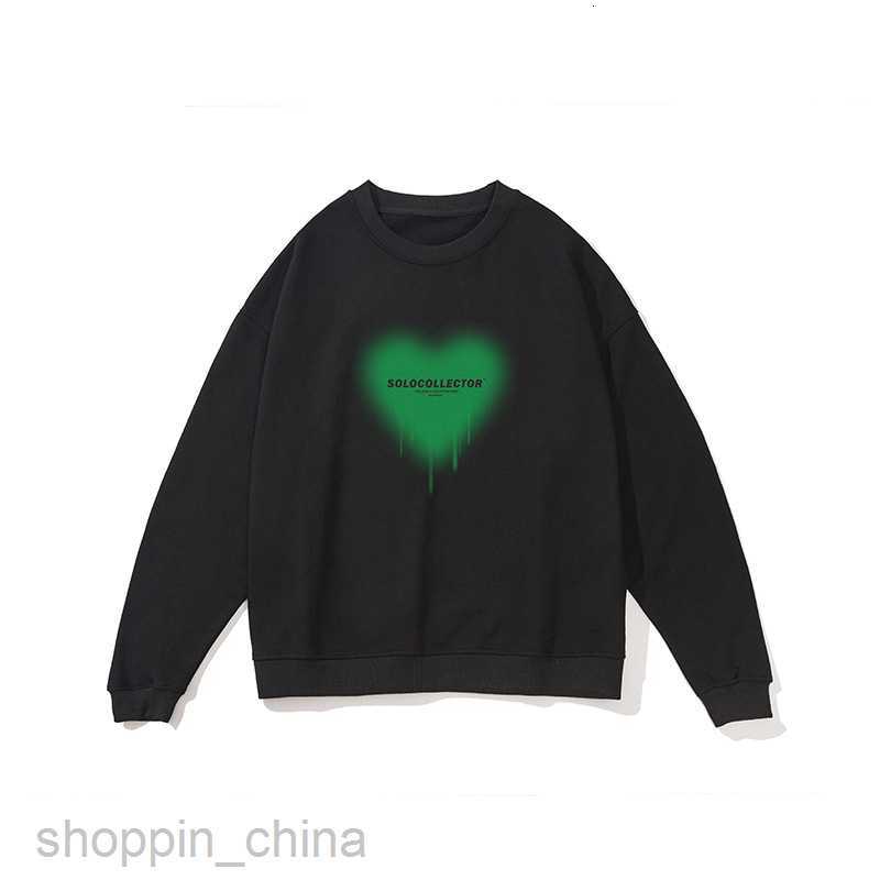 Men's Hoodies Sweatshirts Love print fashion brand round neck sweater mens BF lazy fashion brand Street trend daily casual men wear