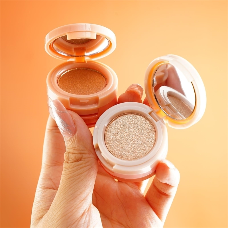 3 In 1 Highlighter Powder Palette Contour Bronzer Glitter Face Long-Lasting Shimmer Eyeshadow Cosmetic Korean Pearl Makeup D6R8 240624
