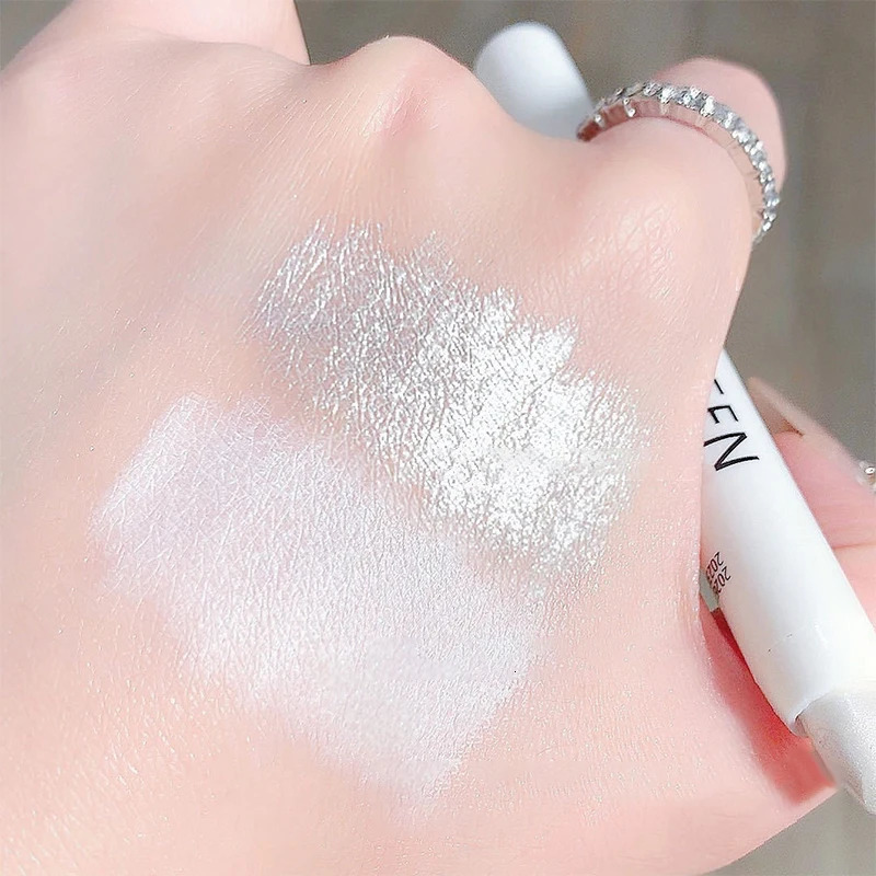 Flash Highlighter Eyeshadow Stick Pearl Matte White Eyeliner Pencil Eyes Head Waterproof Lying Silkworm Pen Cosmetic 240624