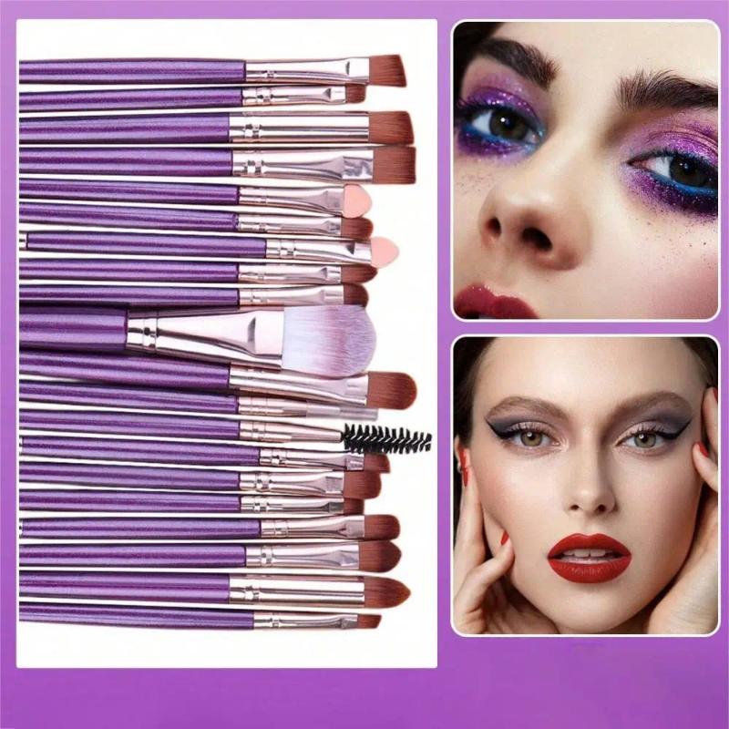 Makeup Brushes 33pcs Brush Set With Storage And Drying Rack Cleaning Tray Facial Tool Set.