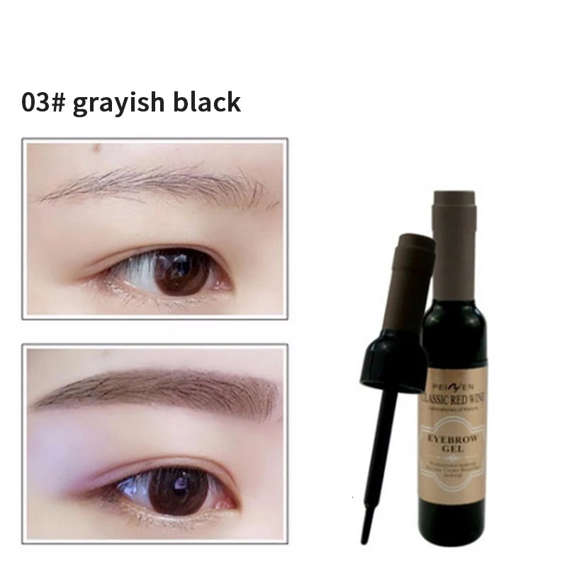 Color Henna Eyebrow Gel Cream Women Makeup Eyebrows Tint Eyebrows Waterproof Tattoo Pen Brush Kit Dye Cosmetics 240625