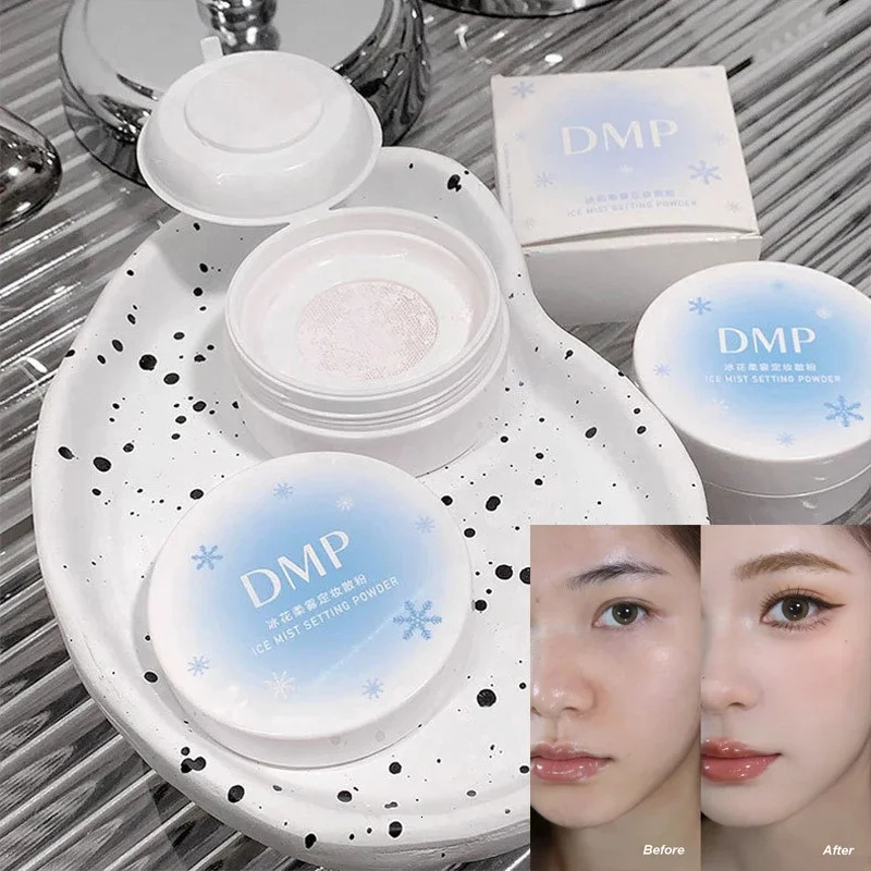 Matte Translucent Loose Powder Waterproof Oil-control Full Coverage Face Makeup Setting Finish Powder Korean Makeup Cosmetics 240624