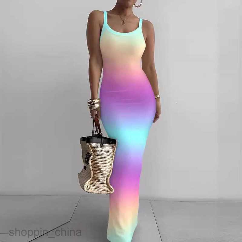 Fashion Design Dress New hot selling white camisole slim fitting long skirt for summer Single Elegant Sleeveless Dress Women Knit Mini Dresses For Wom