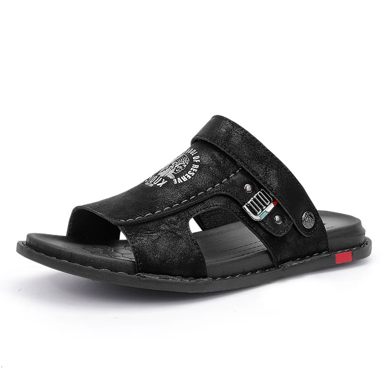 Summer Mens Sandals Beach Shoes Summer Leisure Beach Roman Men Outdoor Sandals High Quality Slippers Soft Bottom Zapatos Hombre 250225