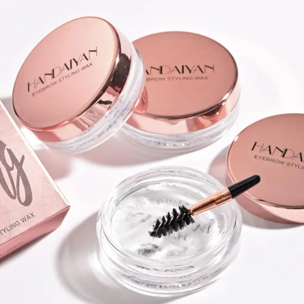 Transparent Pomade Eyebrow Styling Soap Brows Gel Wax Fixer With Brush For Women Eyebrow Cosmetics Make Up Eyebrow Gel 240624