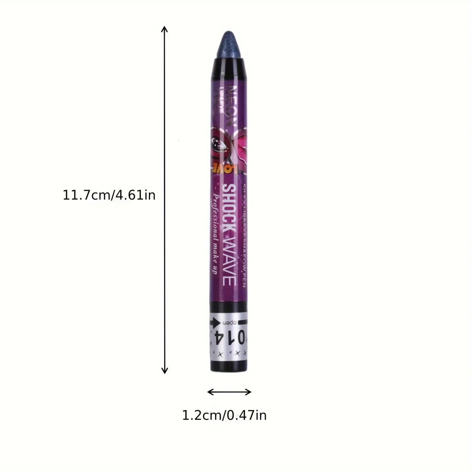 Pearly Eyeshadow Pen Eyelid Under Crease Pen Shimmer Glitter High Pigment Monochrome Eyeshadow Makeup Stick 240624