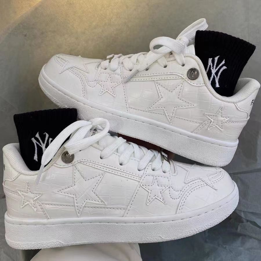 leather casual shoes men mens designer trainers white black brown platform outdoor sports sneakers trainers 39-44