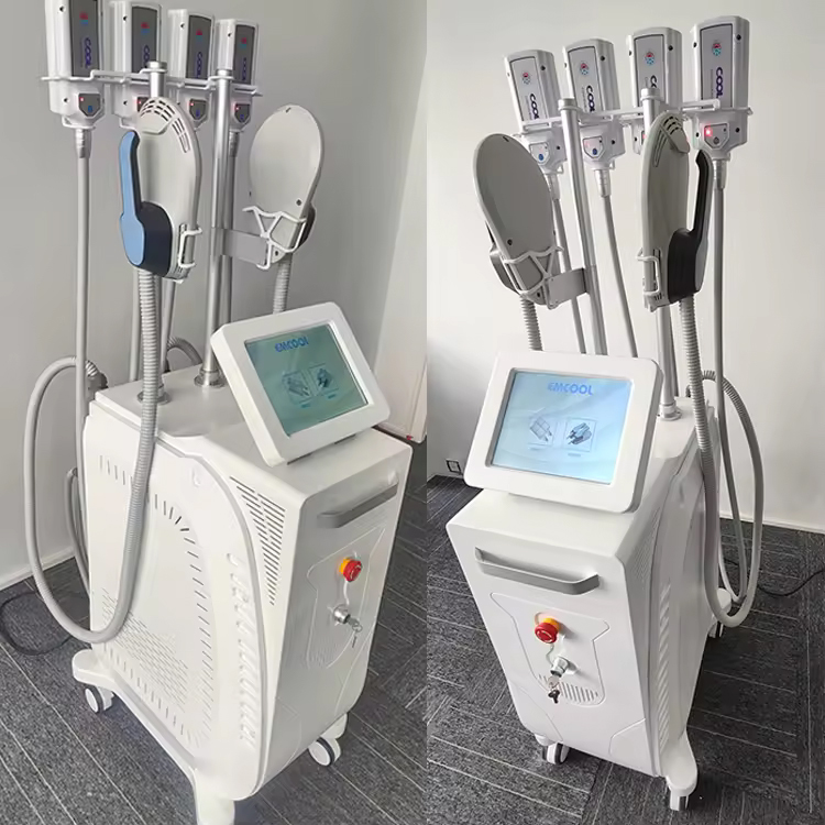 Non-Invasive EMS + Cryp Body Shaping High-End Machine Hi-Emt Muscle Building Fat Burning Body Thinning Cryolipolysis Comfortable Slimming