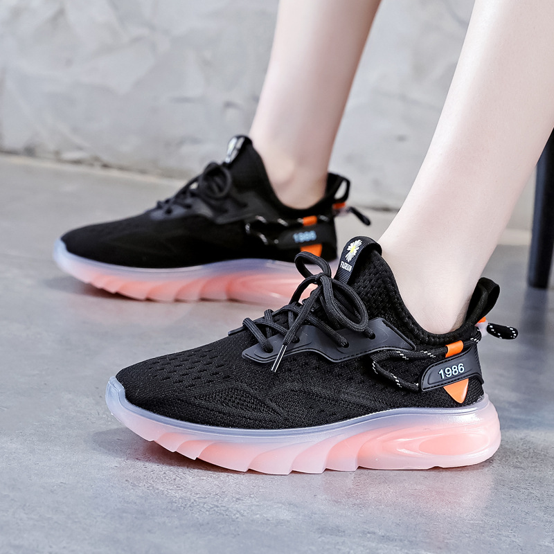 Women Ddmysports Sneakers S Summer New Students Explosive Running Shoes Mesh Breathable Casual Flying Weave Outdoor ummer tudents hoes