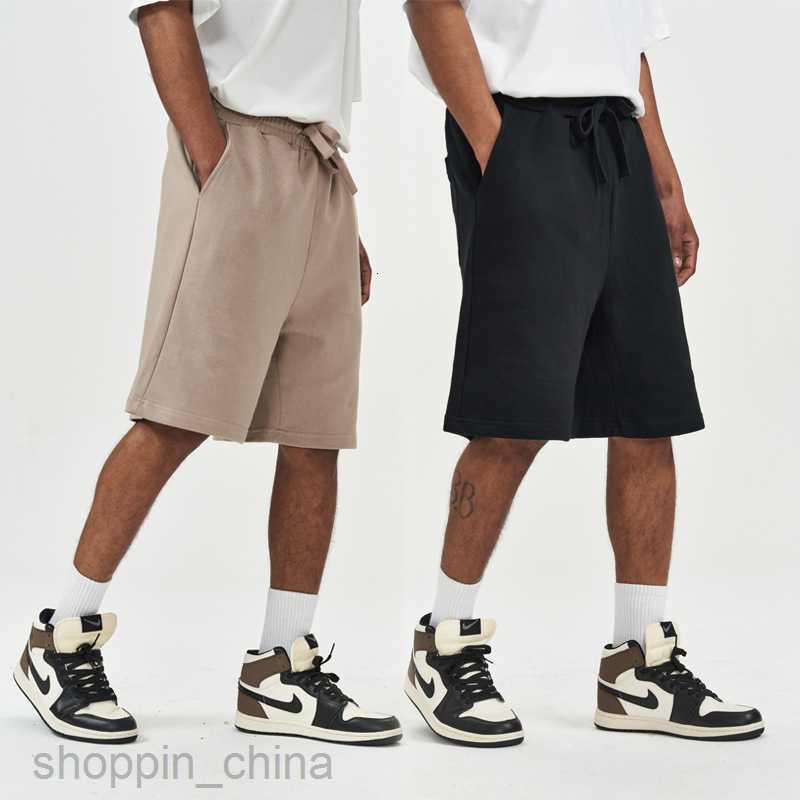Men's Shorts Cotton shorts men summer casual loose short guard pants solid mens drawstring sports pants