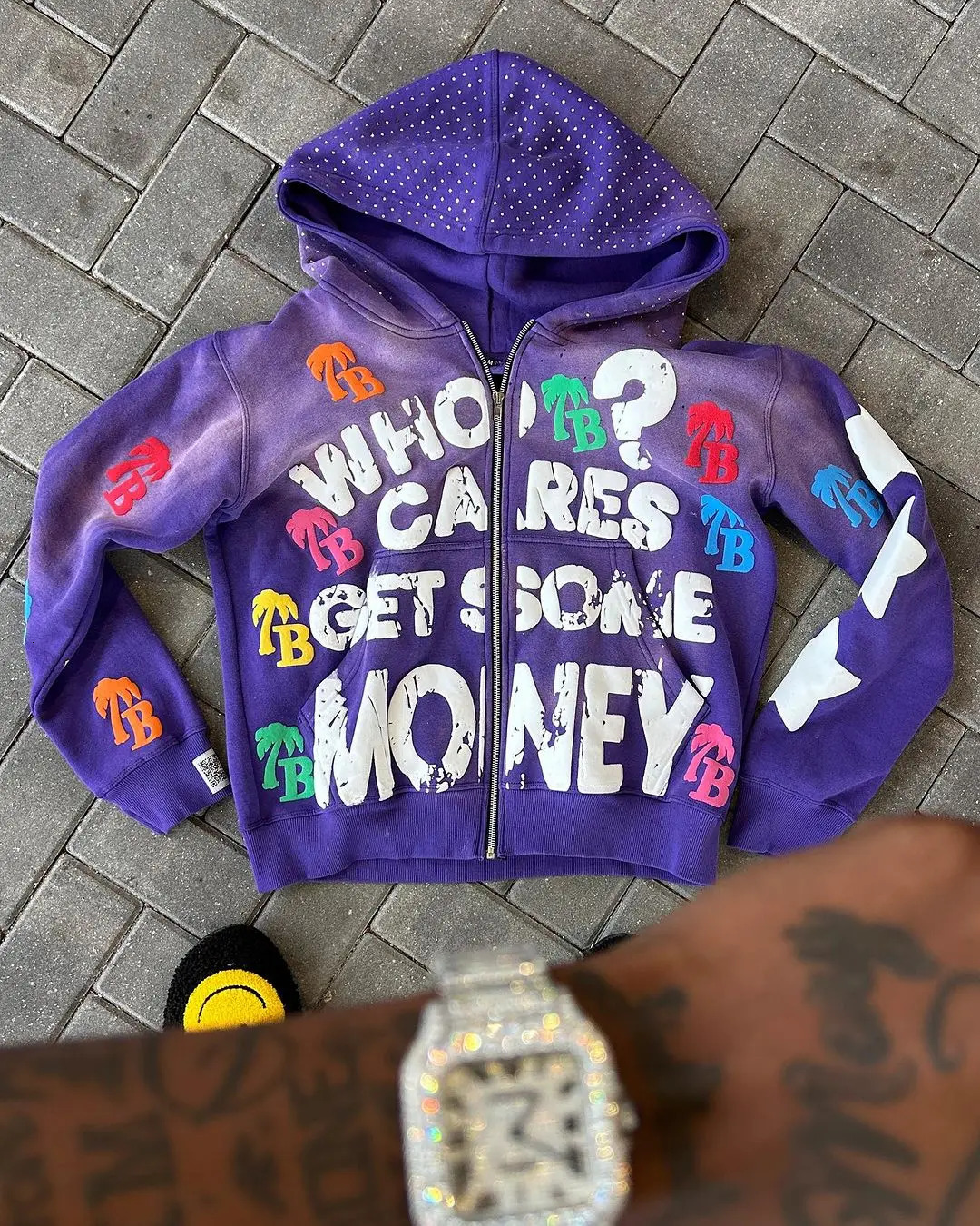 American Street Women Retro Hip Hop Plus Size Letter Pattern Hooded Sweatshirt Womens Harajuku Gothic Casual Y2K Top 240617