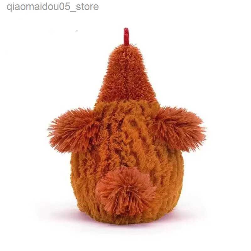 Plush Dolls Plush Dolls 23cm Jelly Cat Plush Toy Cute Soft Fill Animation Chicken Family Room Decoration Doll Childrens Birthday Christmas Gift 231115