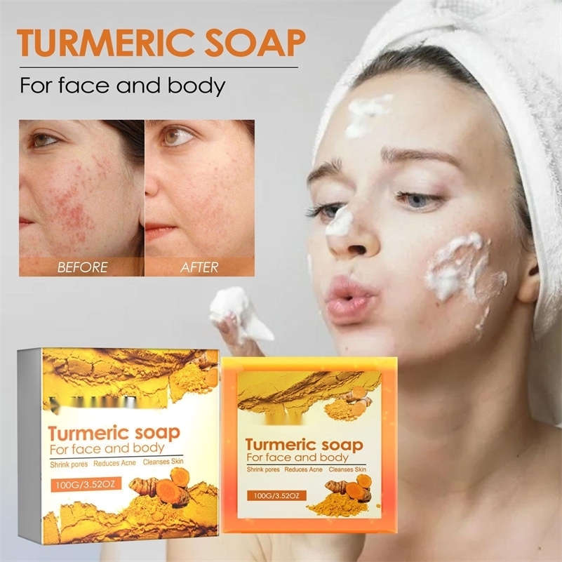 Turmeric Cleansing Soap Deep Pore Cleansing Skin Refreshing Oil 240624