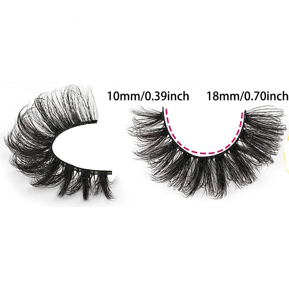 7 Pairs False Eyelashes Wispy Lashes Natural Look Fake Eyelashes Cat Eye Lashes Faux Mink Fluffy Strip False Lashes Pack 240625