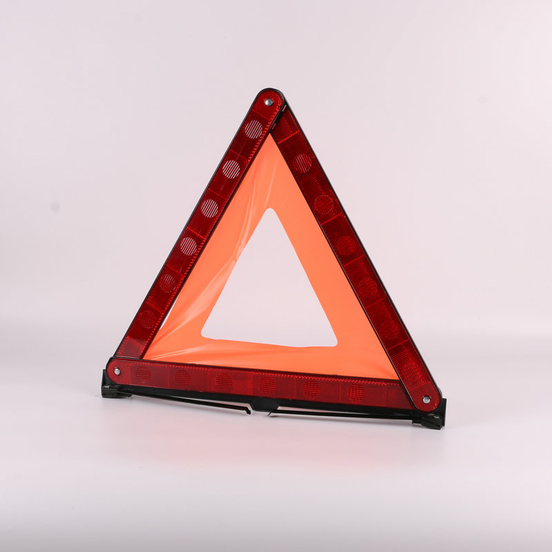 Professional manufacturers directly supply small red box triangle warning signs for automotive tripod foldable parking fault tripods