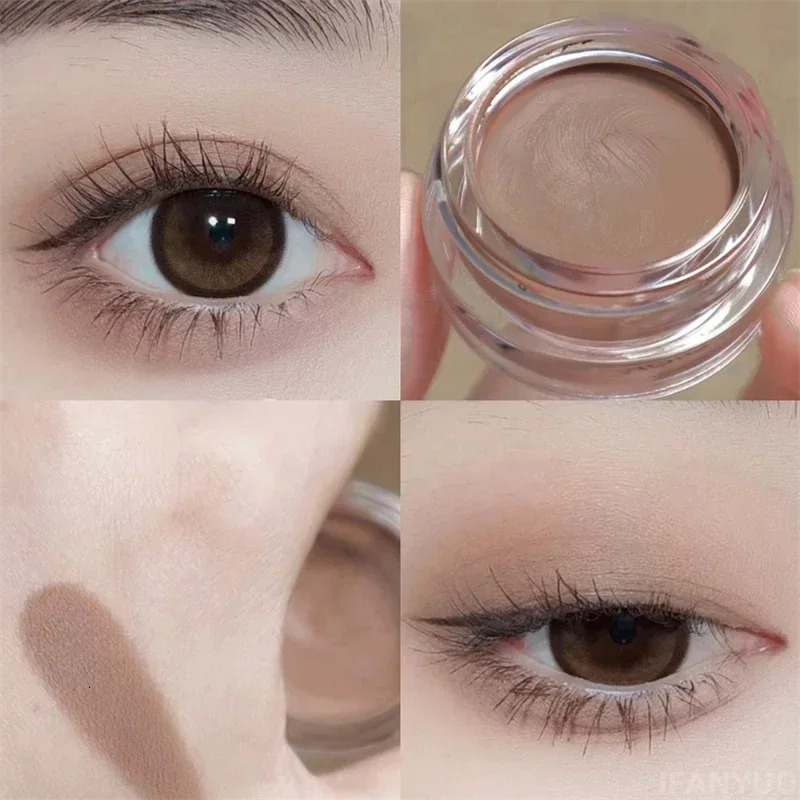 Eyeshadow Cream Glitter Matte Eye shadow Cream Contour Pigment Long Lasting Fine Shimmer Matte Natural Shadow Cream Eyes Makeup 240624