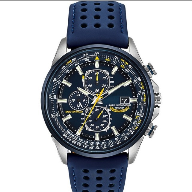 Cross-Border Explosive Watches Blue Angel multi-function Timer Glow Dark Watch for Men Quartz Movement Battery Sports watch