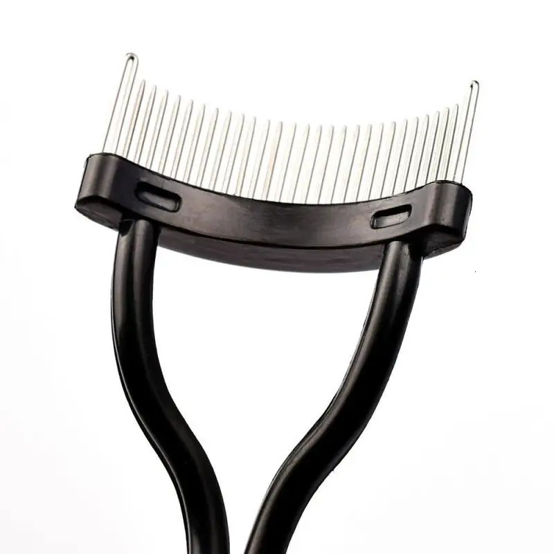 1PC Metal Eyelash Curler Lash Separator Foldable Eyelash Brush Comb Mascara Curl Beauty Makeup Lash Separator Cosmetic Tool 240625
