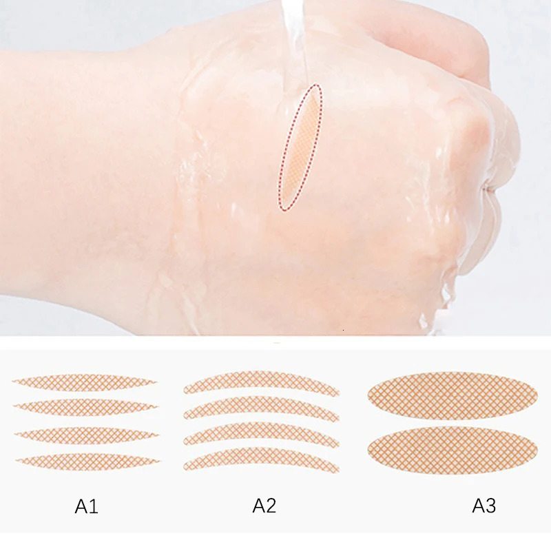 400pcsbag Invisible Eyelid Sticker Lace Eye Lift Strips Double Eyelid Tape Adhesive Stickers Eye Tape Tools Lash Tape Makeup 240626