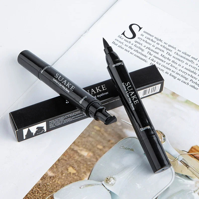 2 In1 Stamp Eyeliner korean make up Waterproof Eye liner maquillajes para mujer Beauty For Women Cosmetics Makeup Products 240625