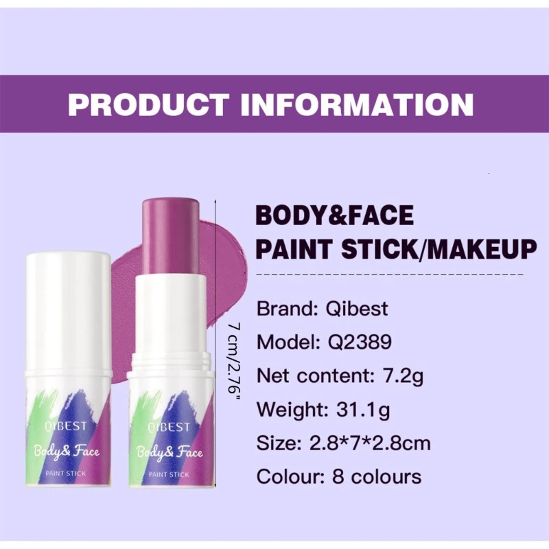 Face Body Paint Cream Makeup Pen Safe Halloween Sports 240626