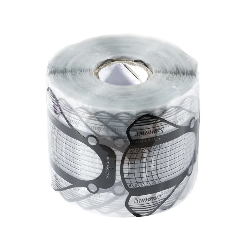 50100500pcs Nail Forms Gel Extension Sticker French Acrylic Curve False Nails Art DIY Guide Form Manicure Art Tools 240625