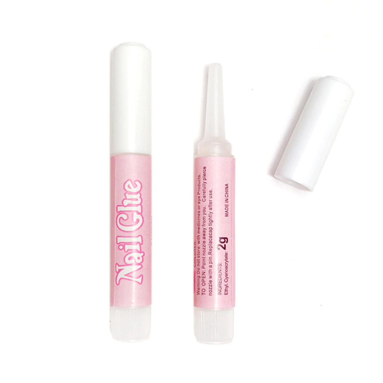 2g Quick Dry Nail Glue Durable Long-Lasting Nail Glue False Nail Tips Glue for Acrylic Nails Fake Nails Tips 240625