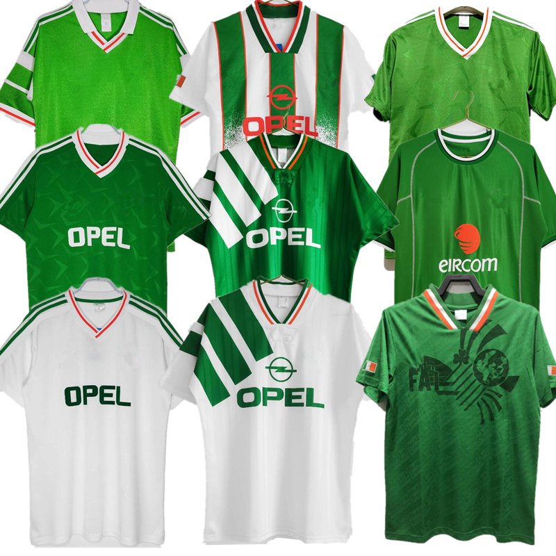 Retro 1990 Ireland Match Away KEANE IreLAnDs soccer jersey 88 90 92 94 Ireland Home classic vintage Irish McGRATH de foot Soccer STAUNTON HOUGHTON McATEER football