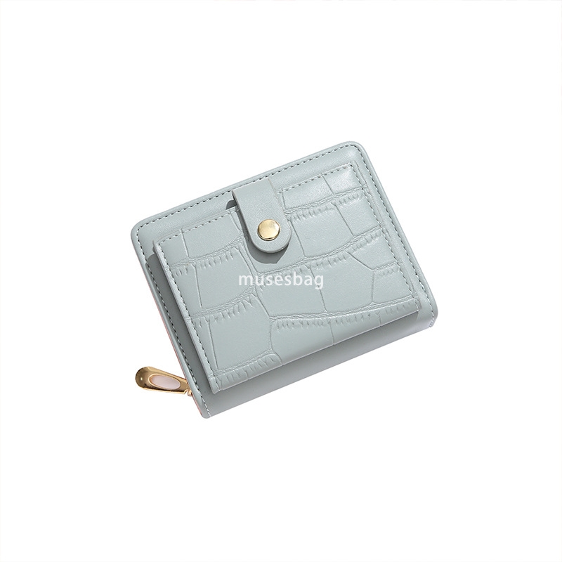 Classic and Practical Crocodile Pattern Multi Card PU Leather for European and American Women Designers Simple and Casual Large Capacity Change Bag Ca
