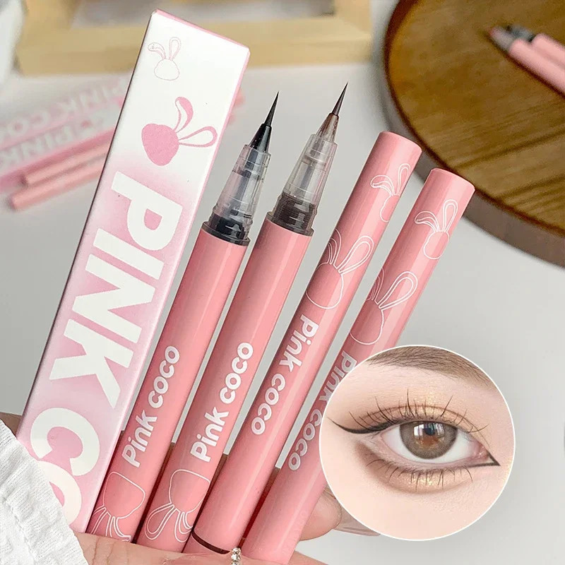 Ultra Fine Eyeliner Pencil Liquid Eye Liner Waterproof Smudgeproof Quick Drying 12 Hour Wear Eyeliner Easy To Use 240625
