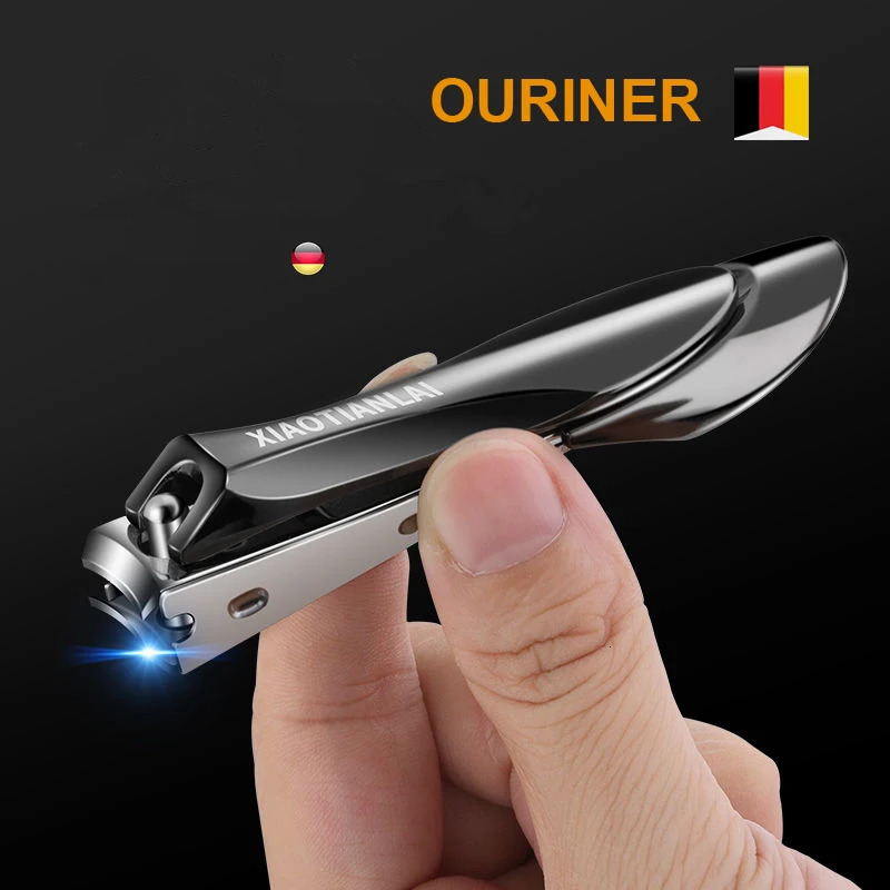 Nail Clippers Stainless Steel Sharpest Nail Cutter Duty Curved Edge for Adult Men Women Swing Out Nail CleanerFile 240625