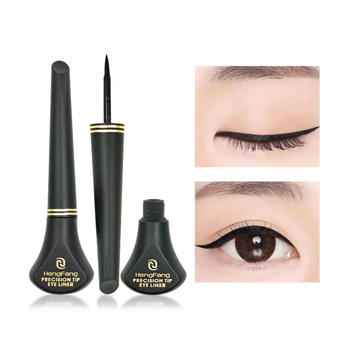 Makeup Black Liquid Eyeliner No Smudging No Makeup Waterproof And Sweat-proof Soft Make up Eye liner Superfine Eyes Liner 240626