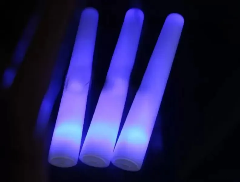 Party Decoration Foam Stick LED Light Sticks Birthday Wedding Festival Sports Events Concerts Halloween Christmas Accessories ZZ