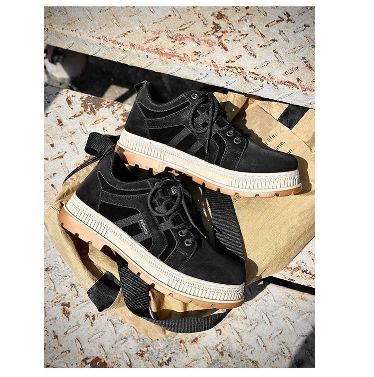 High-end men's shoes 2024 new season of autumn and winter leather shoes men's retro England workwear casual shoes 232