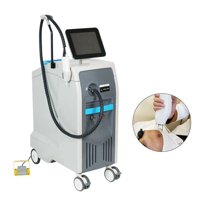 Dual Wavelength Nd Yag Laser 755nm 1064nm Hair Removal Machine Fast Tattoo Removal Freckle Birthmark Dispelling Infrared Aiming Skin Beauty Instrument